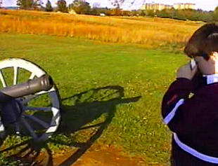 Nathan, photographer, at Valley Forge